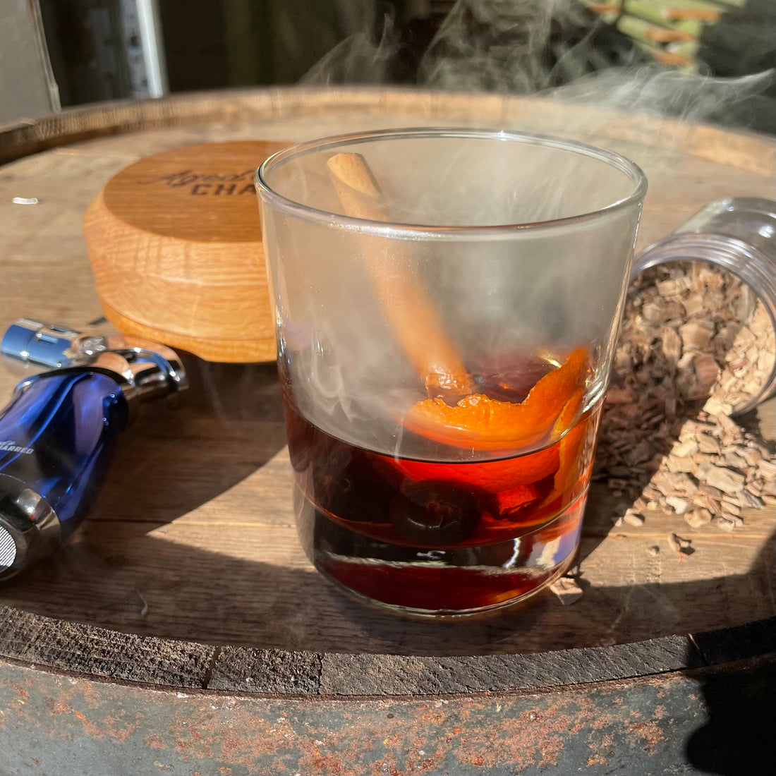 Rosemary Old Fashioned Smoked