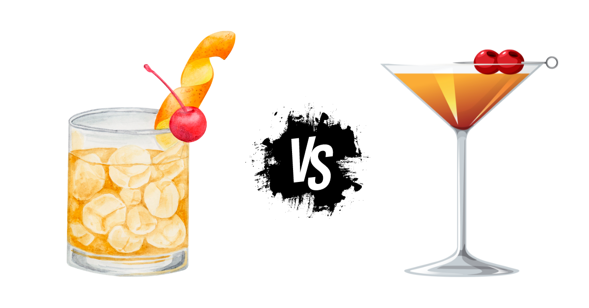 Old Fashioned vs Manhattan: What's the Difference?