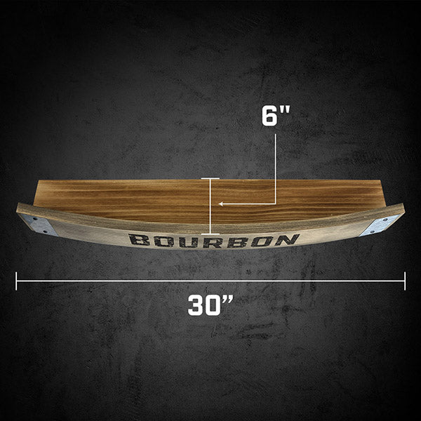 Bourbon Wall Shelf dimensions