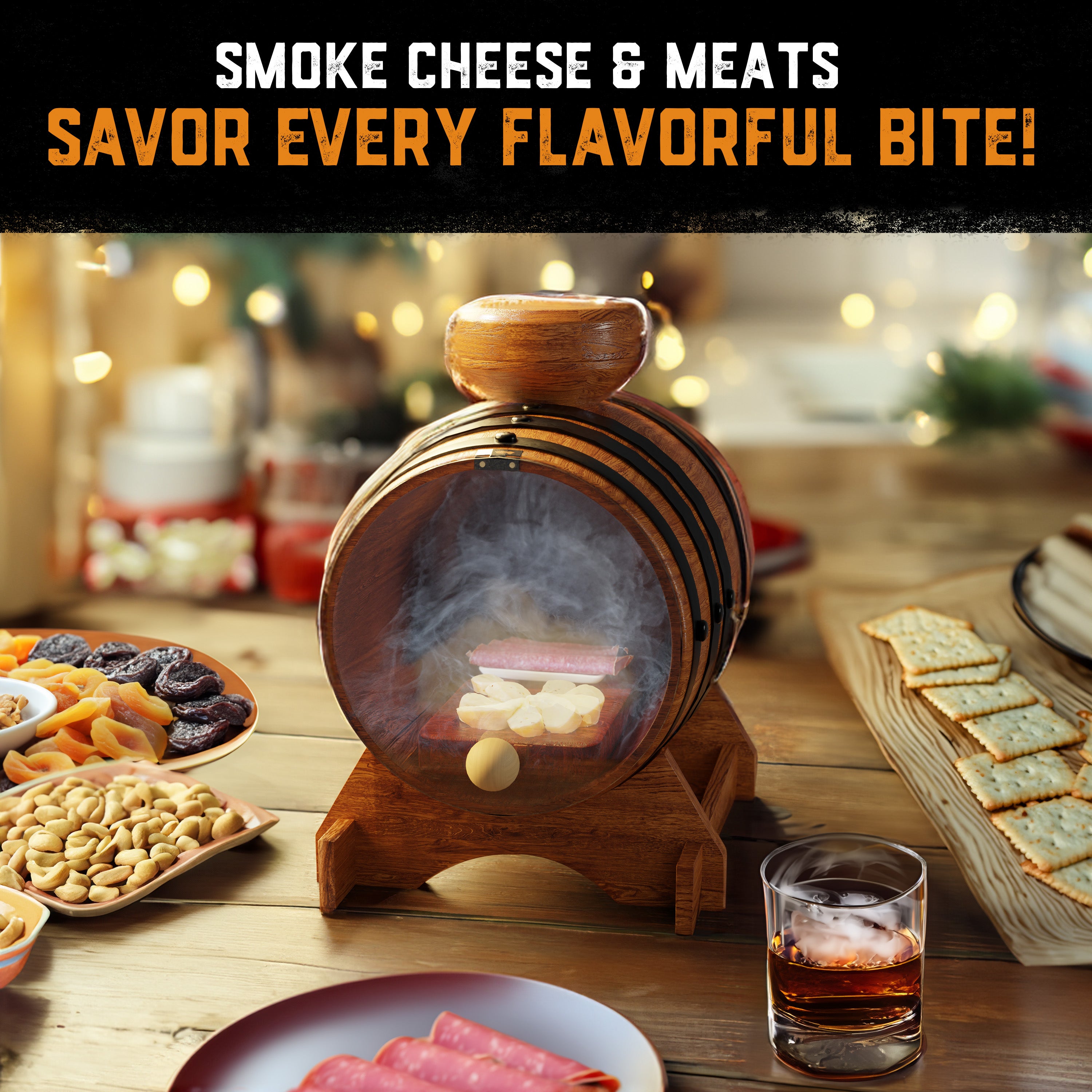 Aged & Charred Cocktail Smoker Kit - Thumbnail 4