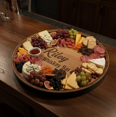Whiskey Display Barrel Top