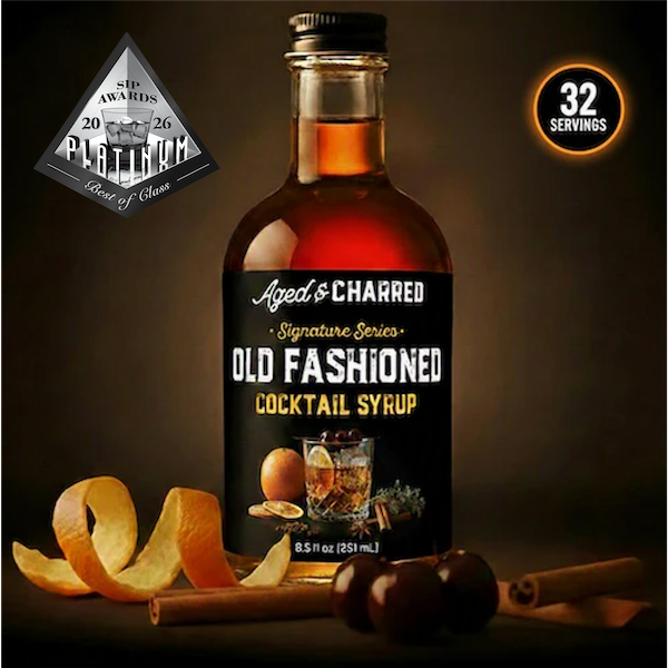 Signature Sip Award recognition for Old Fashioned Mixes