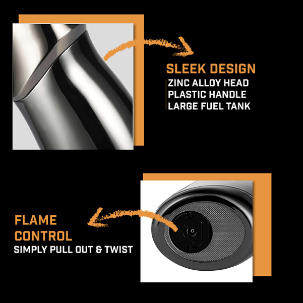 Torch Lighter For Cocktail Smokers Features
