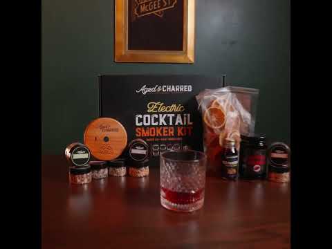Old Fashioned syrup and cherries included with electric smoker kit