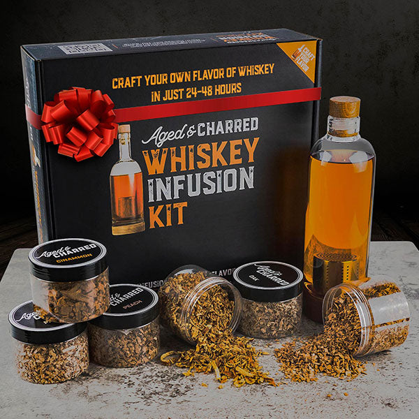 Whiskey Infusion Kit - A Gift For Whiskey Lovers - Aged & Charred